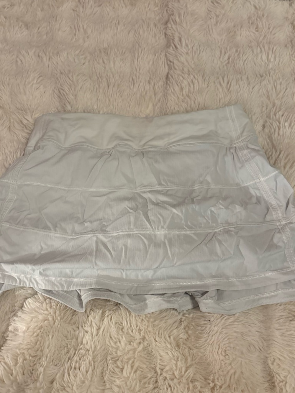 lululemon athletica Light Gray Skater Skort